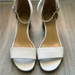 Michael Kors White Heeled Sandals